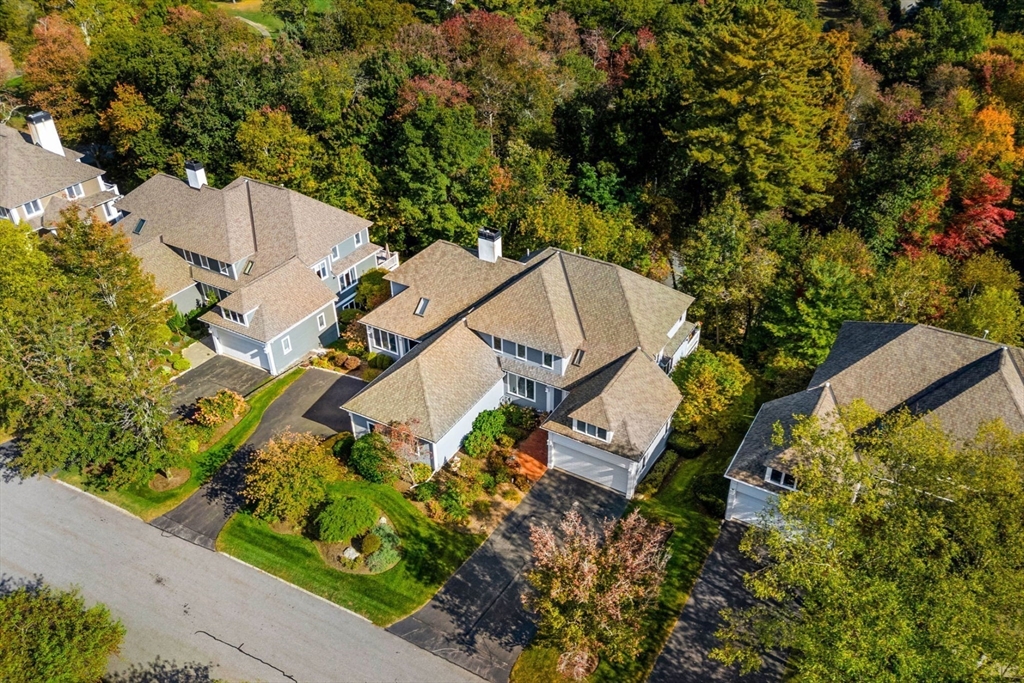 12 Highwood Lane Ipswich, MA 01938 - Photo 41 of 42 an aerial view of a house with a yard and trees