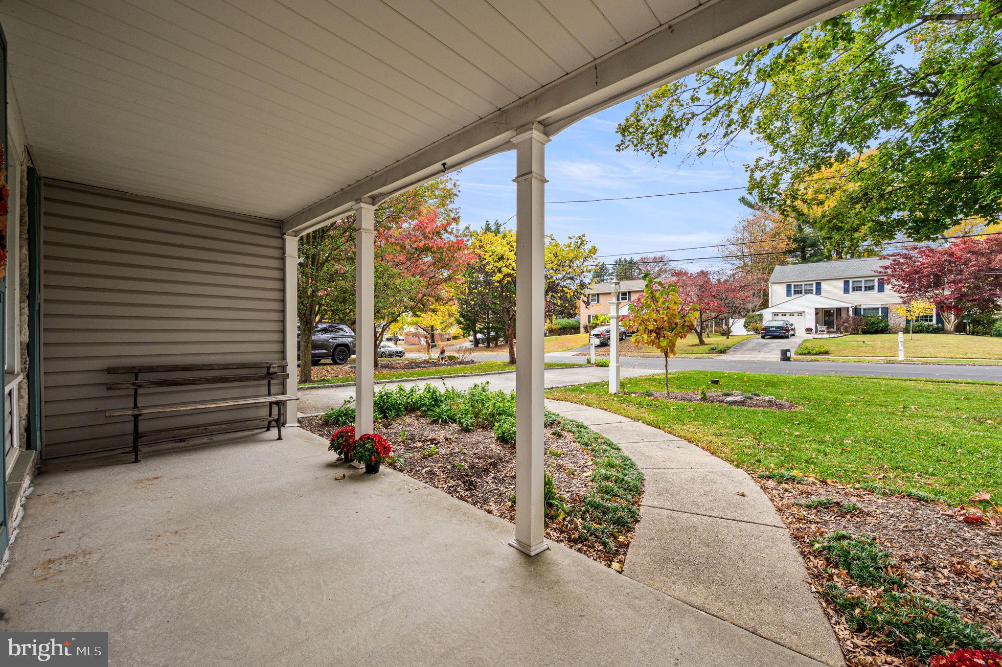 509 Lawrence Drive Springfield, PA 19064 - Photo 4 of 37 a view of a garden with an empty space