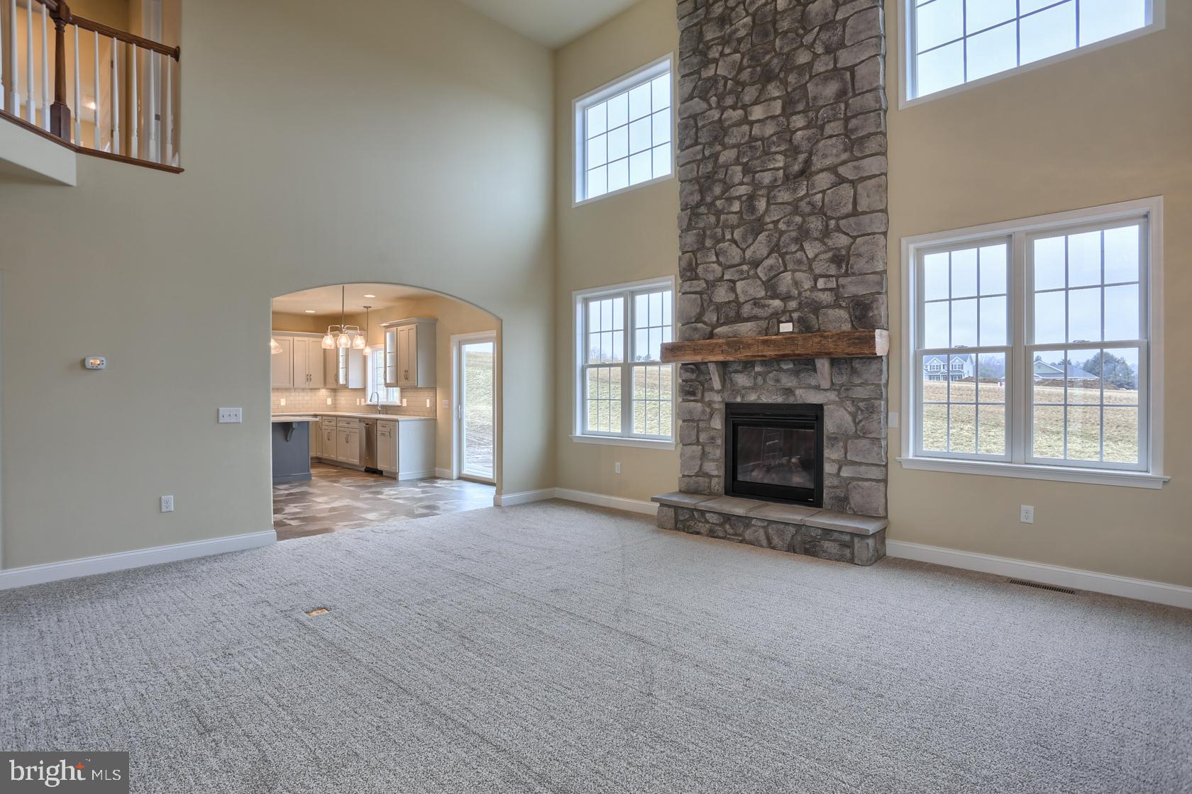 23 Rolling Meadow Road Lebanon, PA 17046 - Photo 12 of 44 an empty room with windows and fireplace