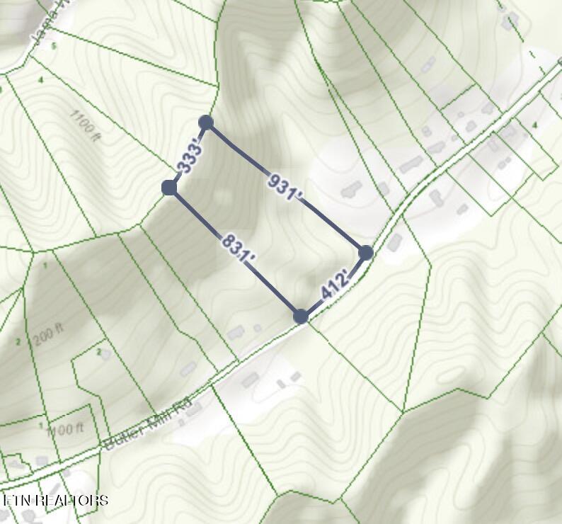 636 Butler Mill Road Maryville, TN 37803 - Photo 31 of 31 Topo Zoom Butlers Mill