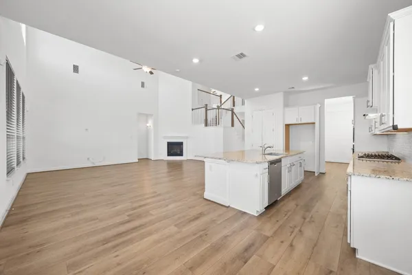 wooden floor in an empty room