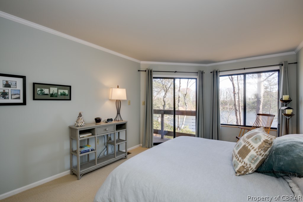 63 Mariners Point Lane, Unit A Hartfield, VA 23071 - Photo 14 of 29 Views to the water from the master bedroom