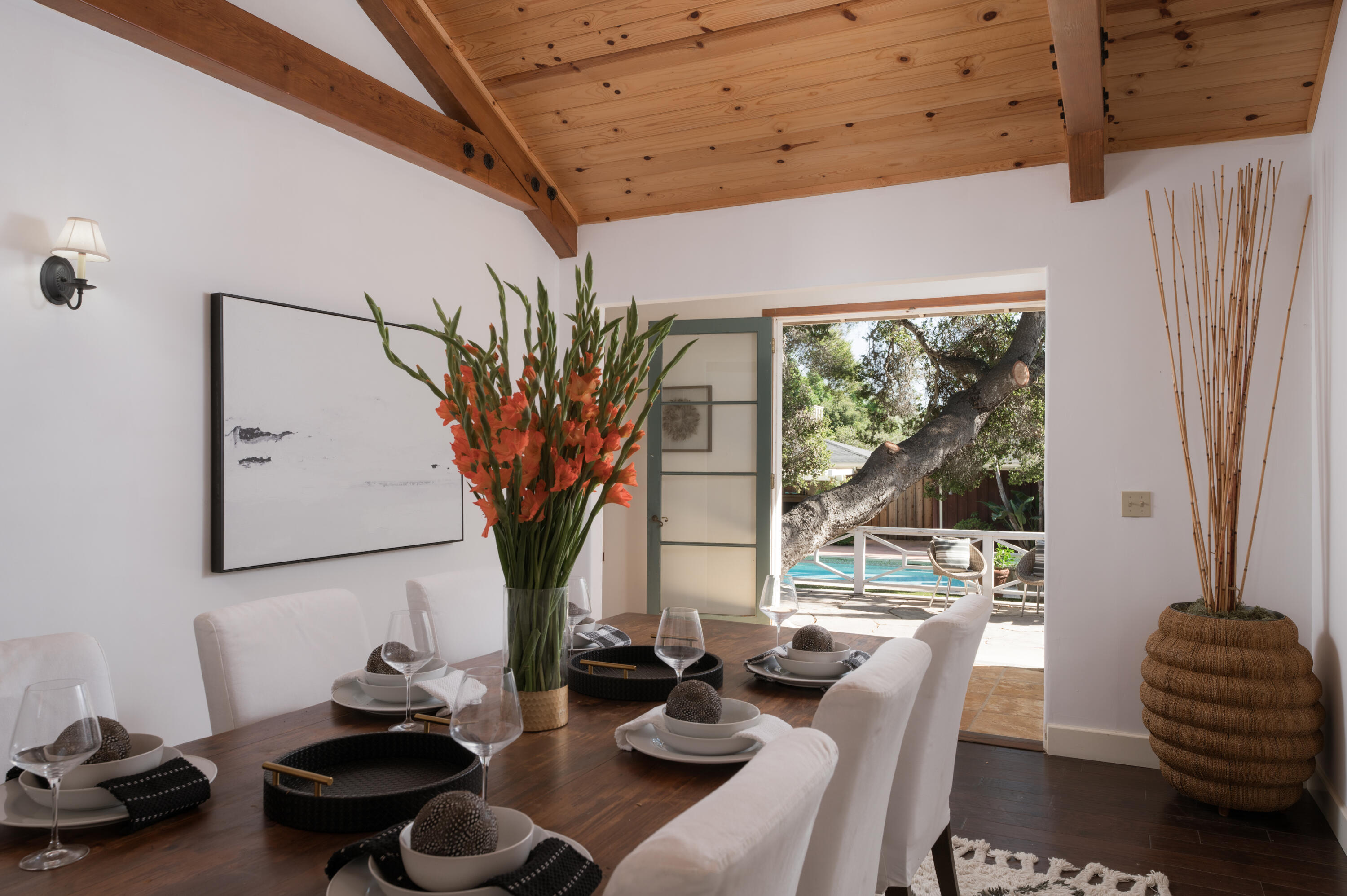 690 San Ysidro Road Montecito, CA 93108 - Photo 5 of 34 a work room with furniture and a large window