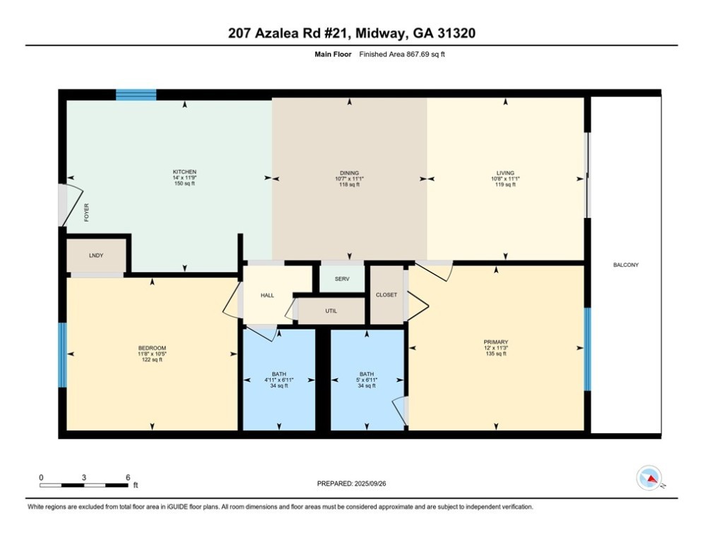 207 Azalea Road, Unit 21 Midway, GA 31320 - Photo 46 of 46 Floor plan.