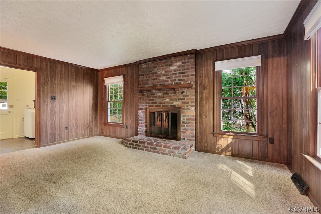 1930 Esquire Road North Chesterfield, VA 23235 - Photo 13 of 26 an empty room with windows and fireplace