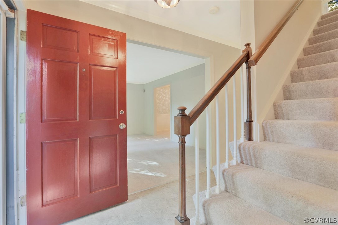 1930 Esquire Road North Chesterfield, VA 23235 - Photo 2 of 26 a view of entryway with staircase