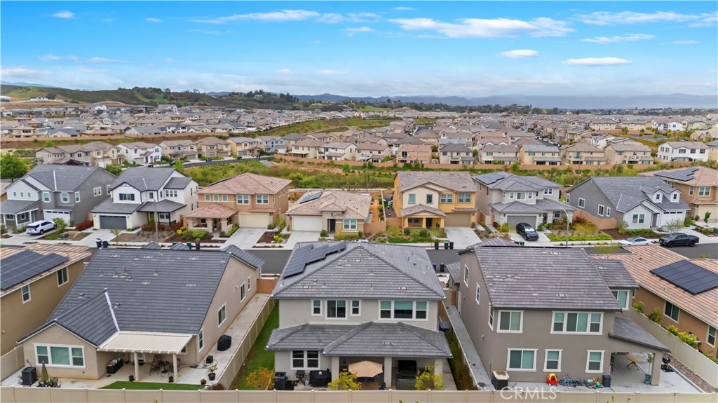 39526 Verbena Way Temecula, CA 92591 - Photo 49 of 55 an aerial view of residential houses with city view