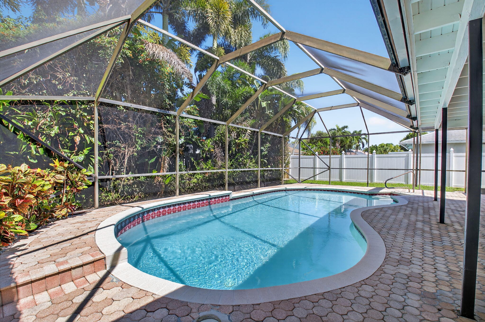 17414 Springtree Lane Boca Raton, FL 33487 - Photo 43 of 49 a view of outdoor space with swimming pool and seating