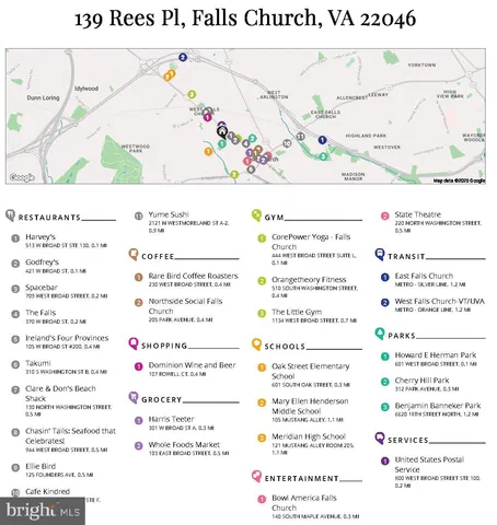 $1,475,000 | 139 Rees Place, Falls Church, VA 22046