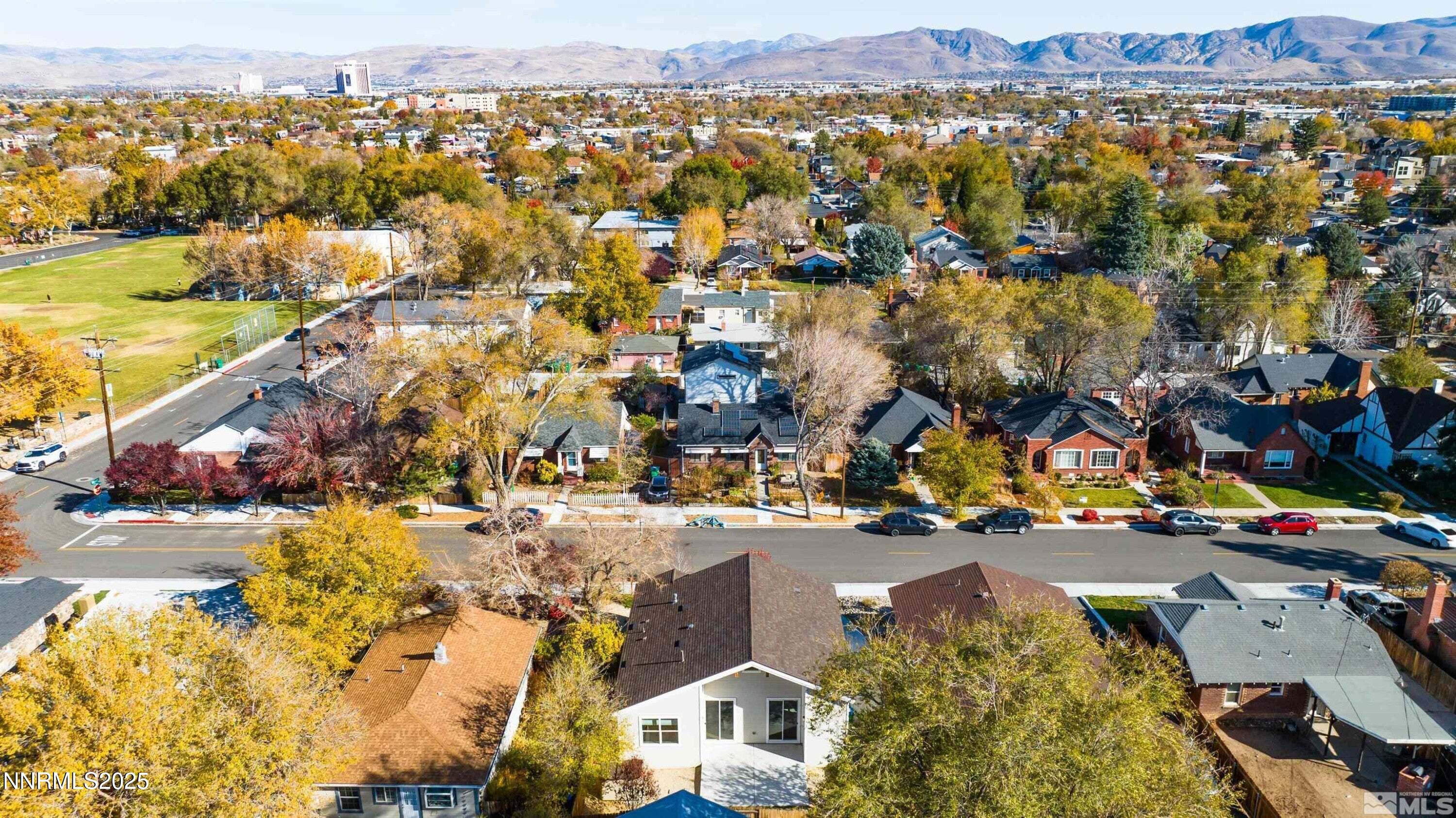 1217 Lander Street Reno, NV 89509 - Photo 20 of 20 an aerial view of residential building and parking space