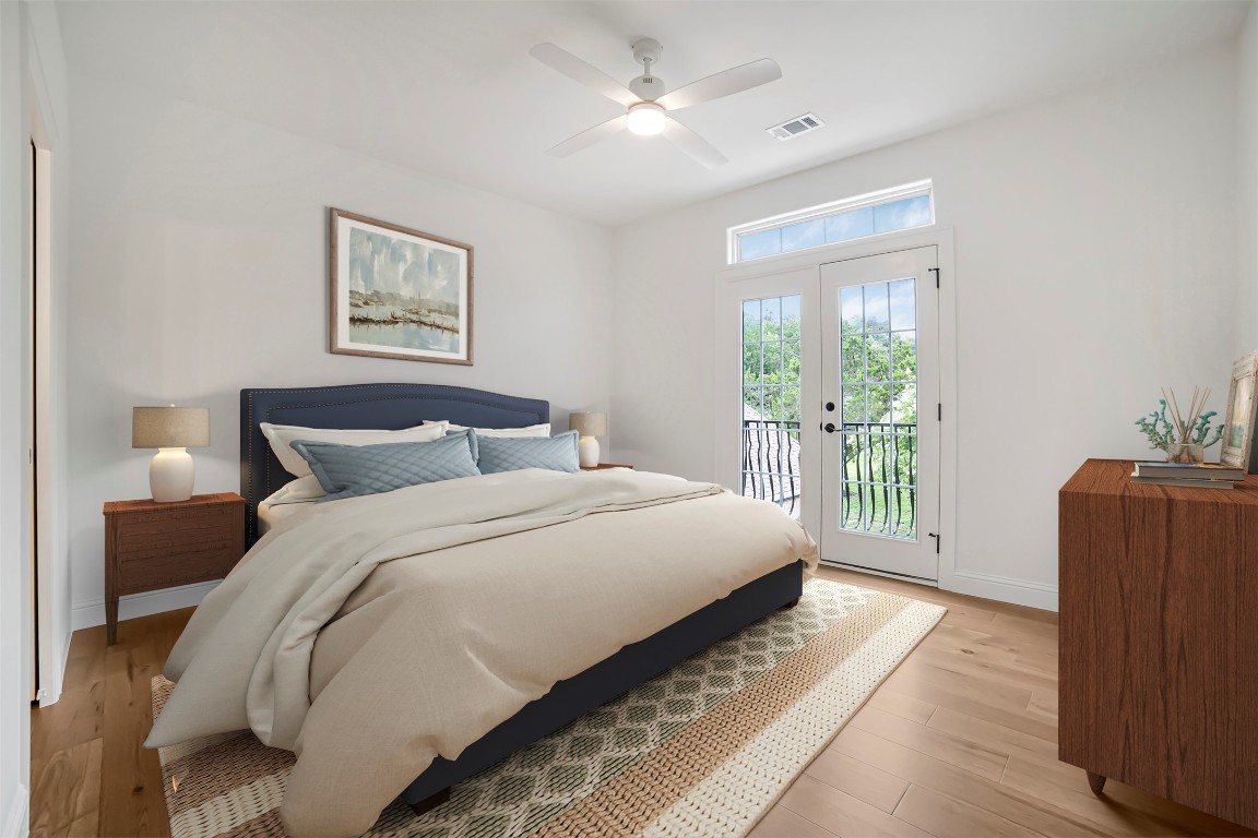 10903 Centennial Trail Austin, TX 78726 - Photo 20 of 31 Upstairs master bedroom with attached balcony