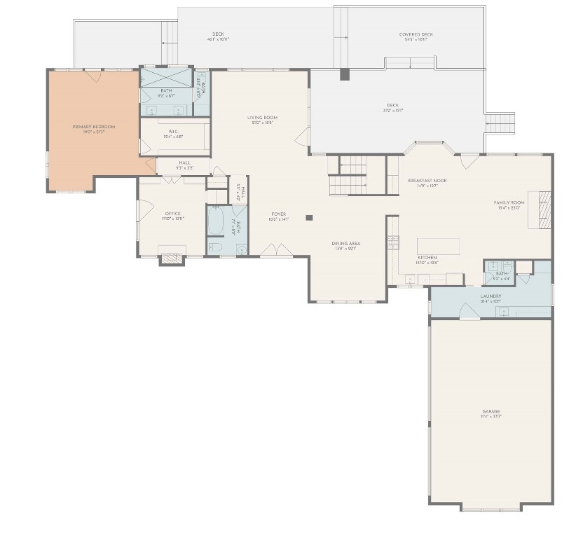 10903 Centennial Trail Austin, TX 78726 - Photo 30 of 31 Downstairs floor plan