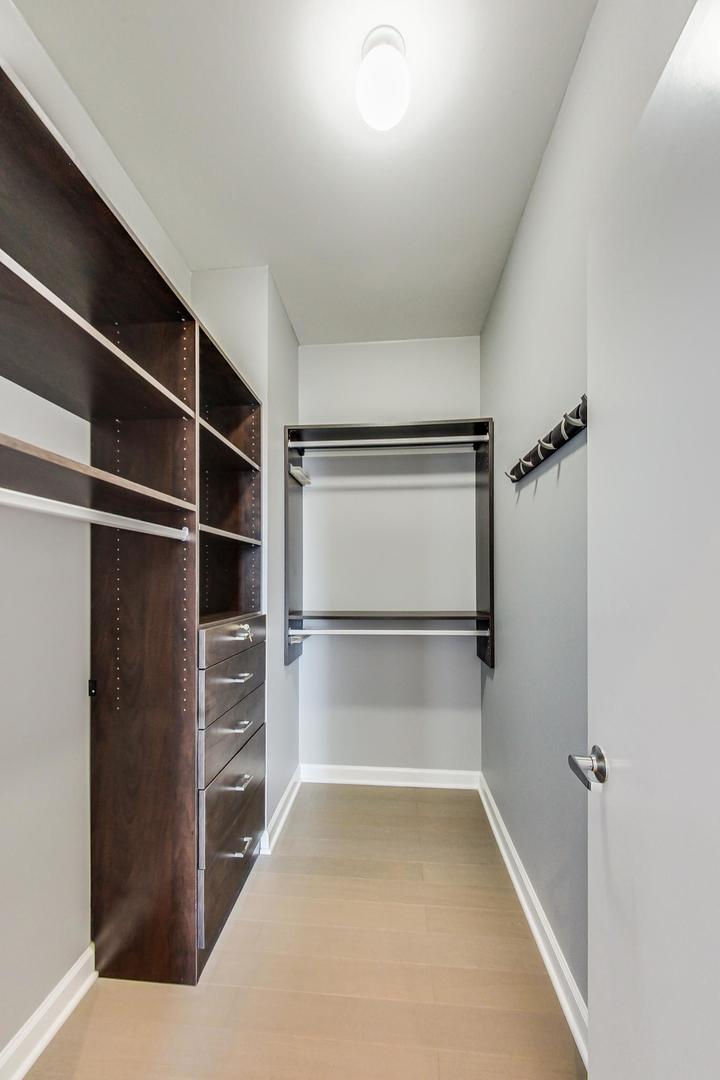 Undisclosed Address Chicago, IL 60616 - Photo 16 of 31 a view of walk in closet with empty racks