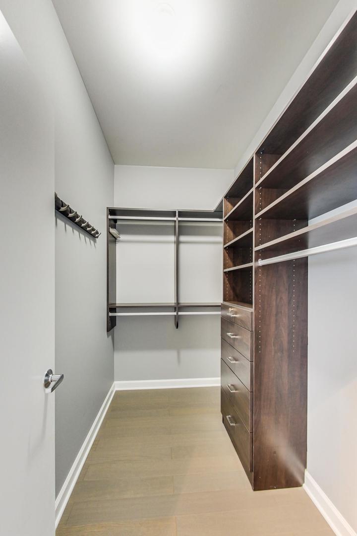 Undisclosed Address Chicago, IL 60616 - Photo 17 of 31 a view of walk in closet with empty racks
