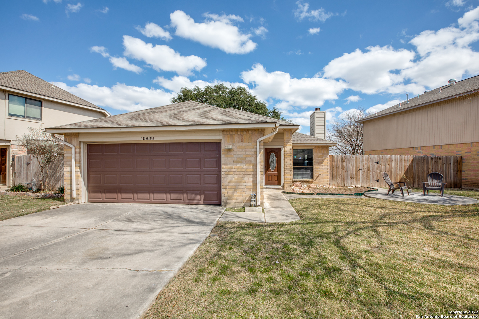 10838 Lake Path Drive San Antonio, TX 78217 - Photo 1 of 1 a front view of a house with a garage