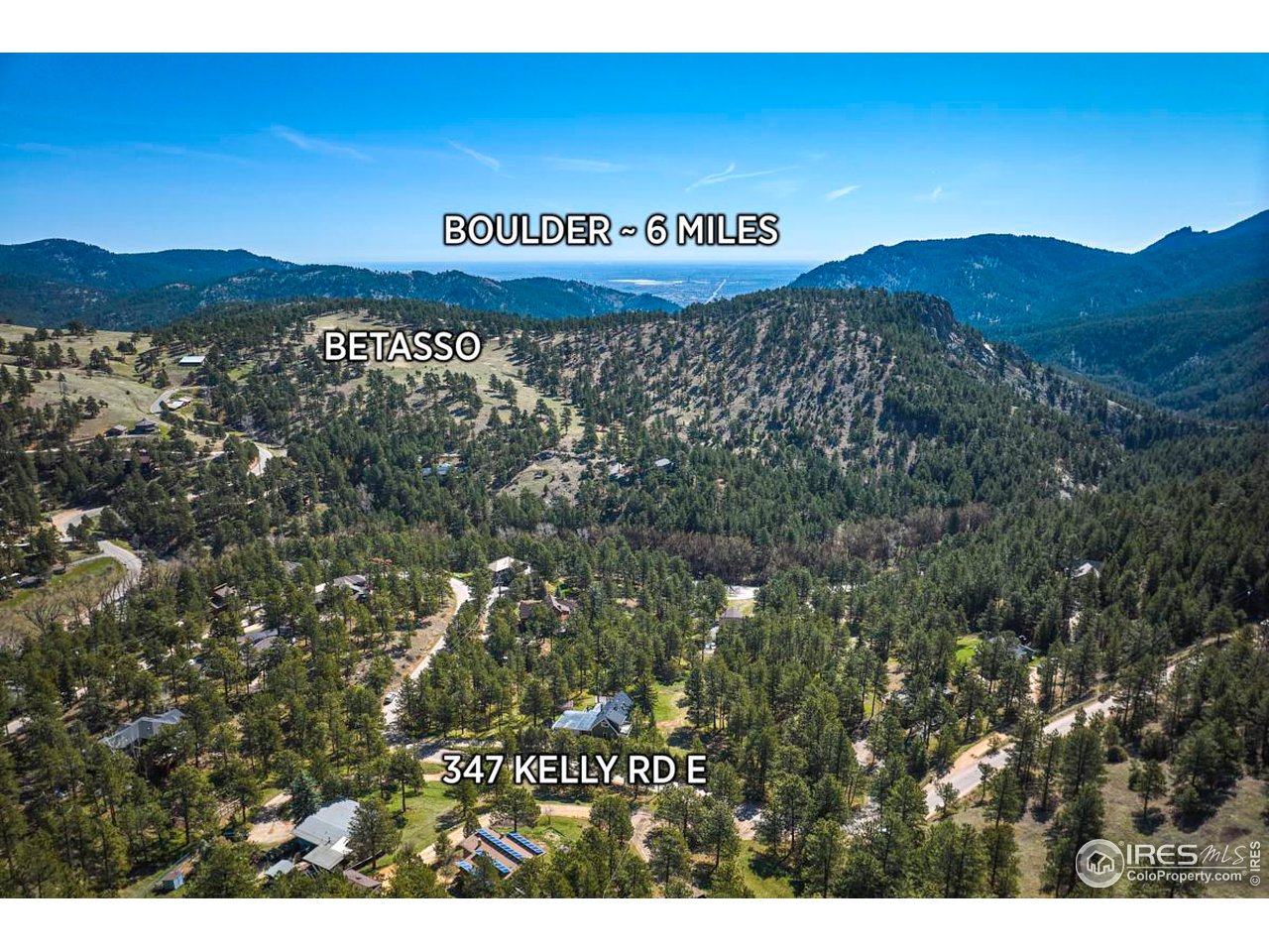 347 Kelly Road East Boulder, CO 80302 - Photo 27 of 30 a view of outdoor space with mountain view
