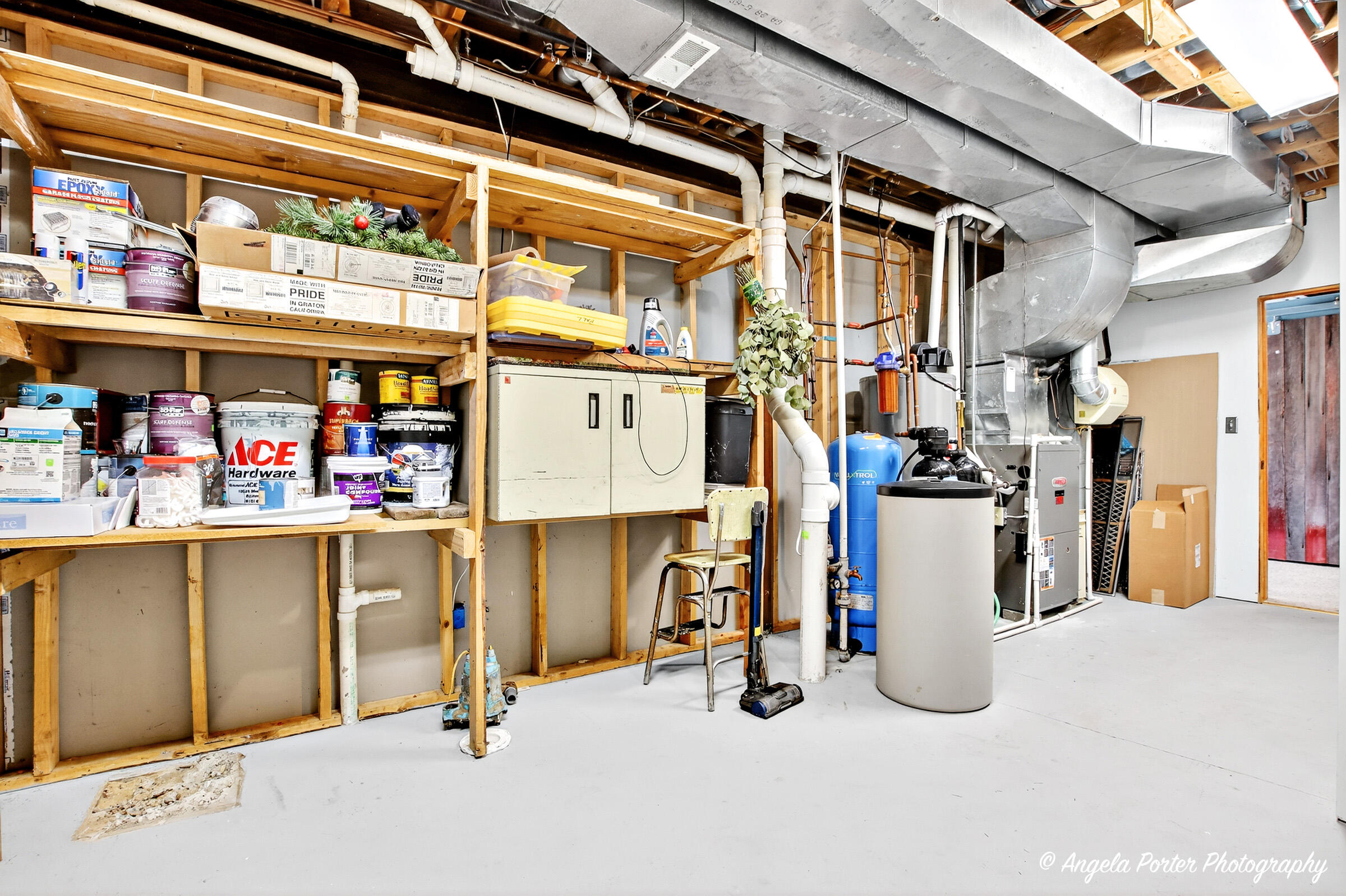 1408 Pond Road Twin Lakes, WI 53181 - Photo 16 of 30 Mechanical Room with Storage