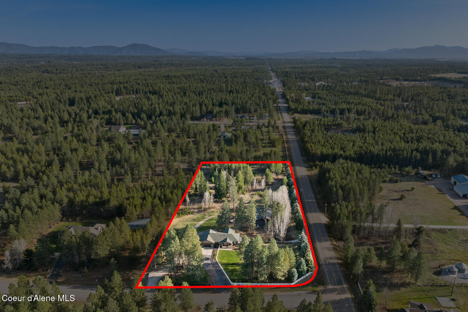 1562 West Laramie Avenue Rathdrum, ID 83858 - Photo 12 of 44 Aerial_1562WLaramieAve-9_Outlined