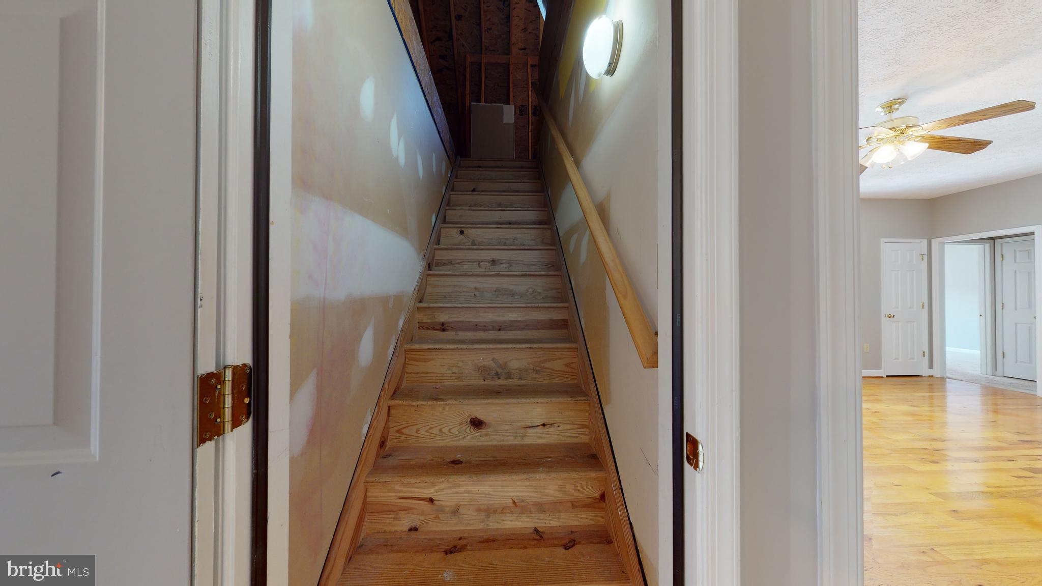 54 Farm View Road Front Royal, VA 22630 - Photo 42 of 44 Stairs leading to the unfinished attic