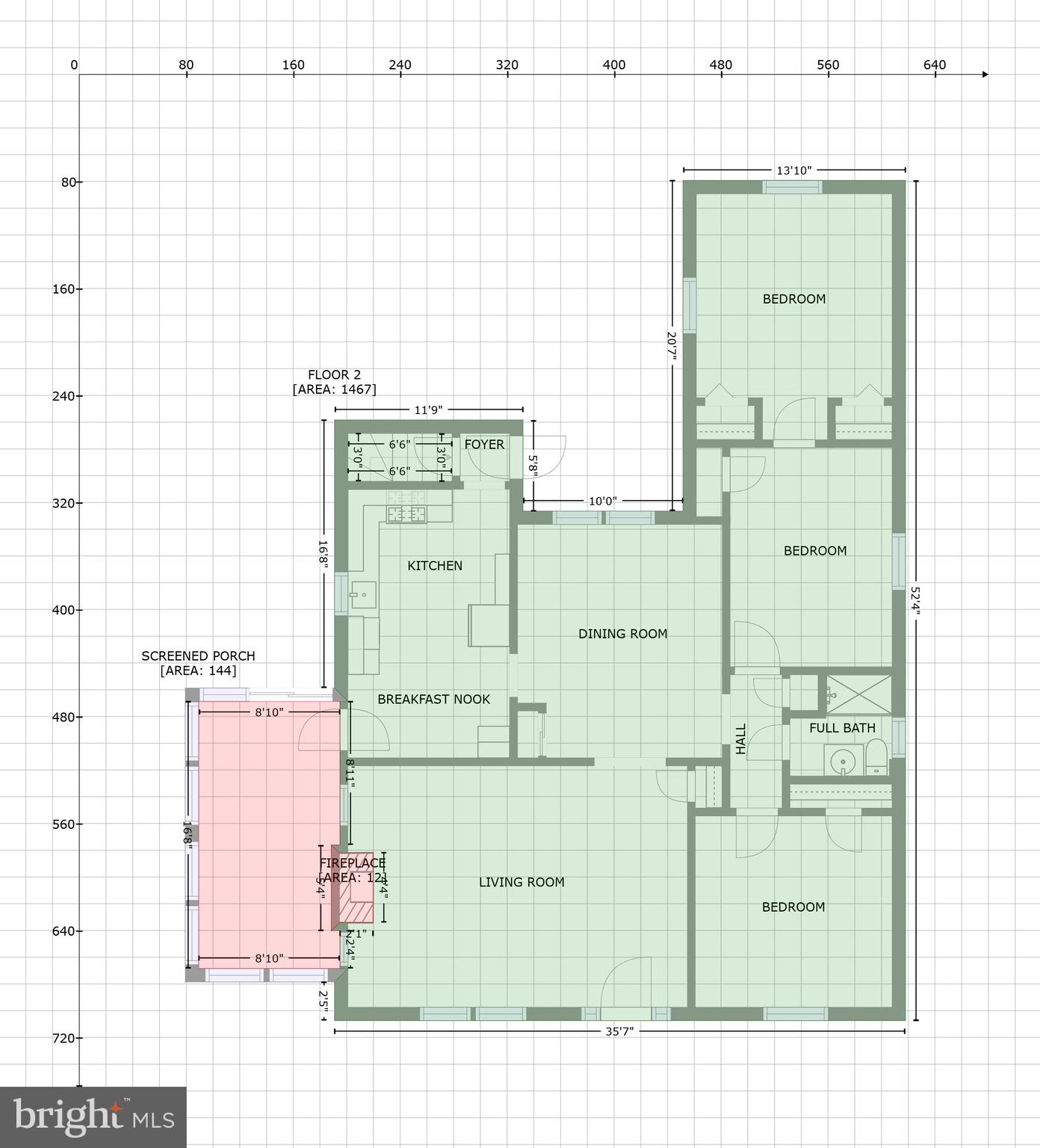 4307 Fordham Road Baltimore, MD 21229 - Photo 43 of 44 Floor Plan