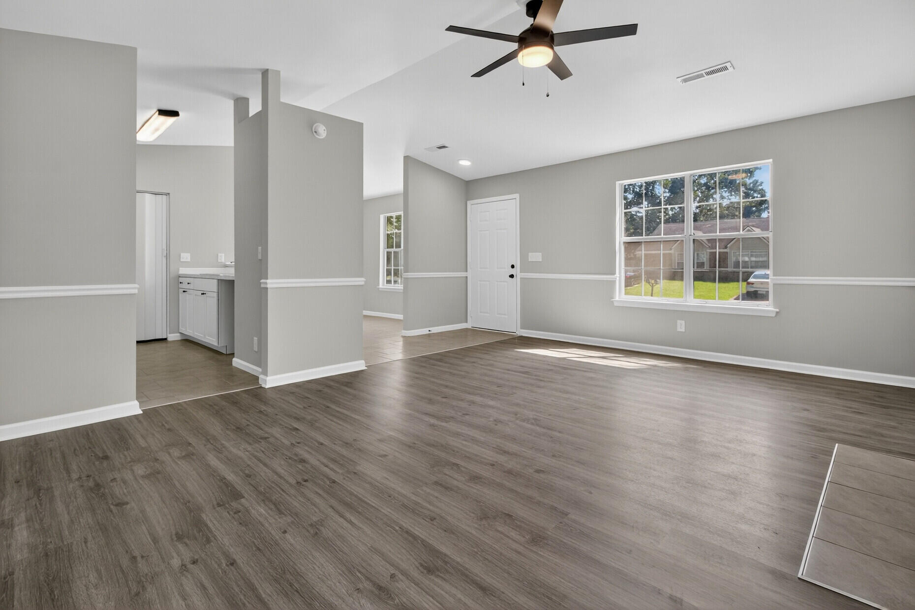 9512 Raven Drive Ladson, SC 29456 - Photo 7 of 28 Living Room/Dining/Kitchen