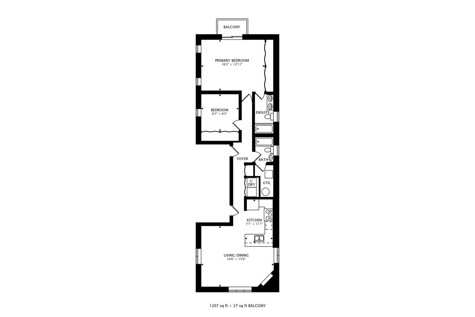 1308 West Fillmore Street, Unit 3 Chicago, IL 60607 - Photo 23 of 23 a picture of a wall with white wall