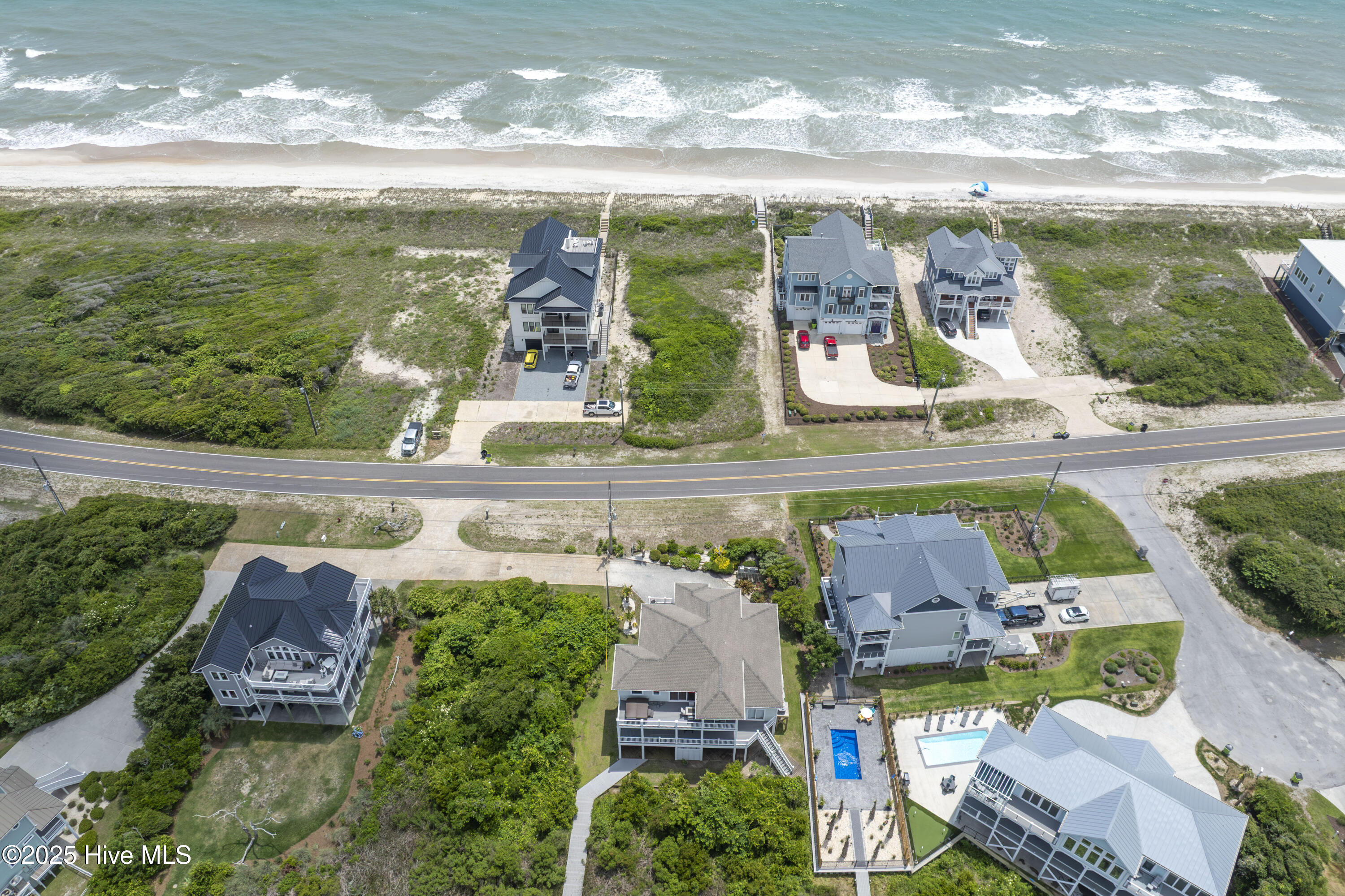 601 New River Inlet Road North Topsail Beach, NC 28460 - Photo 57 of 74 601 New River Inlet Road - Aerial - Edit
