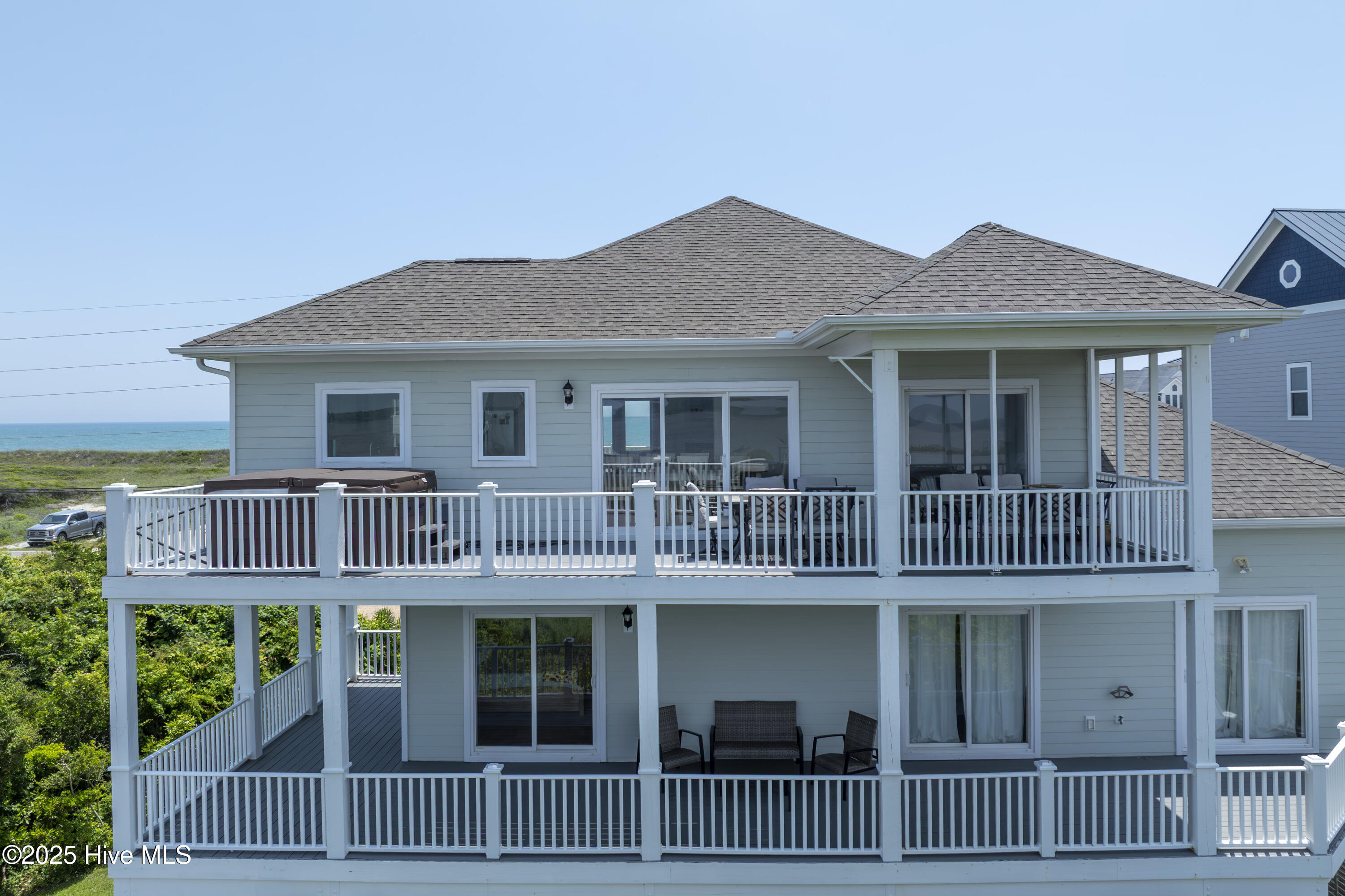 601 New River Inlet Road North Topsail Beach, NC 28460 - Photo 65 of 74 601 New River Inlet Road - Aerial - Edit