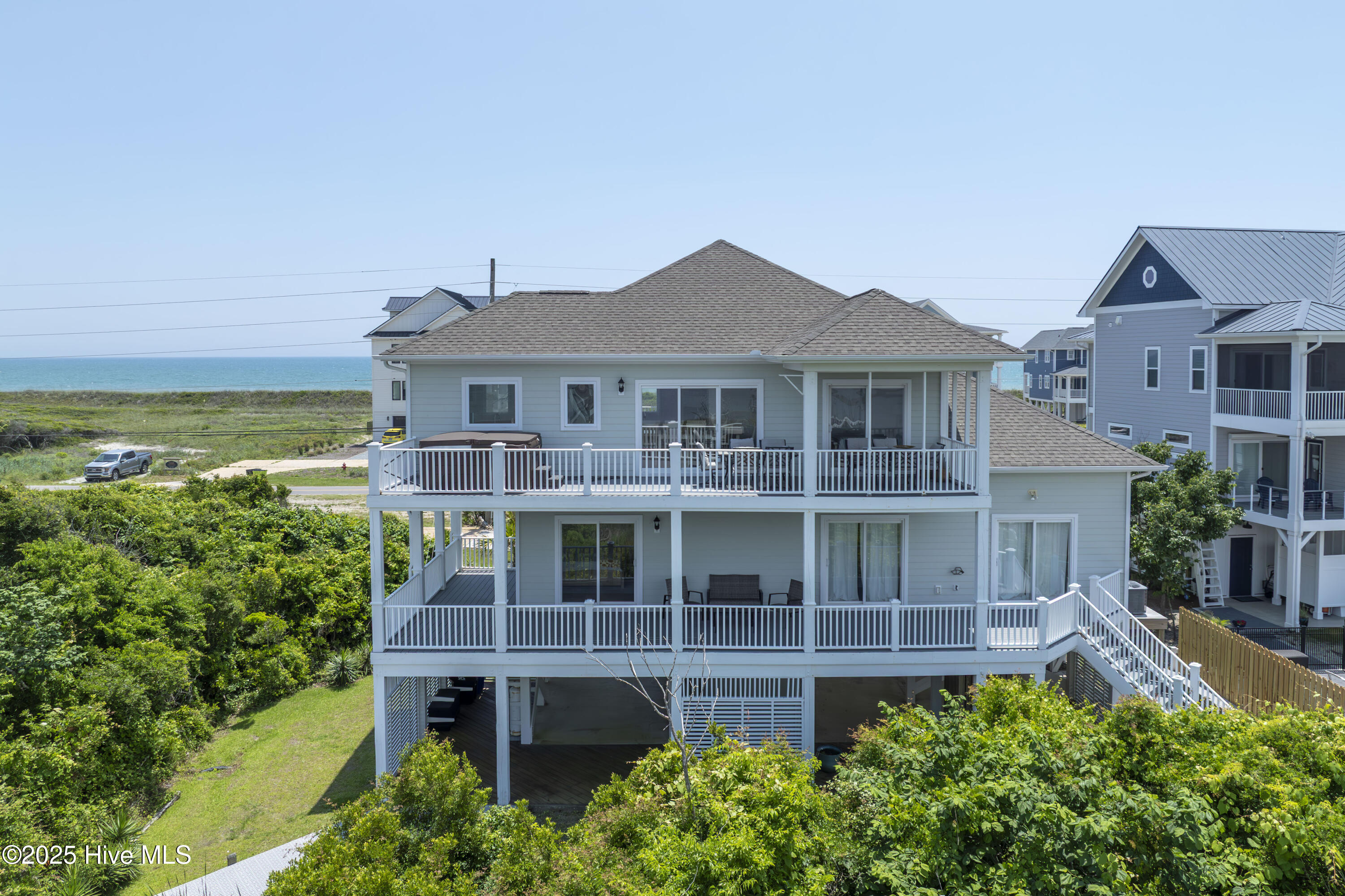 601 New River Inlet Road North Topsail Beach, NC 28460 - Photo 66 of 74 601 New River Inlet Road - Aerial - Edit