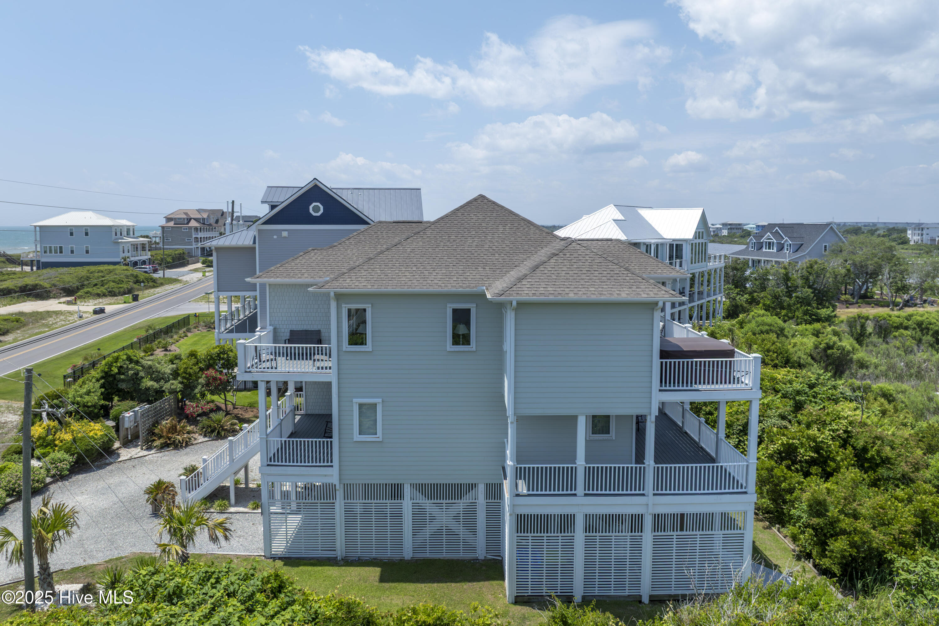 601 New River Inlet Road North Topsail Beach, NC 28460 - Photo 67 of 74 601 New River Inlet Road - Aerial - Edit