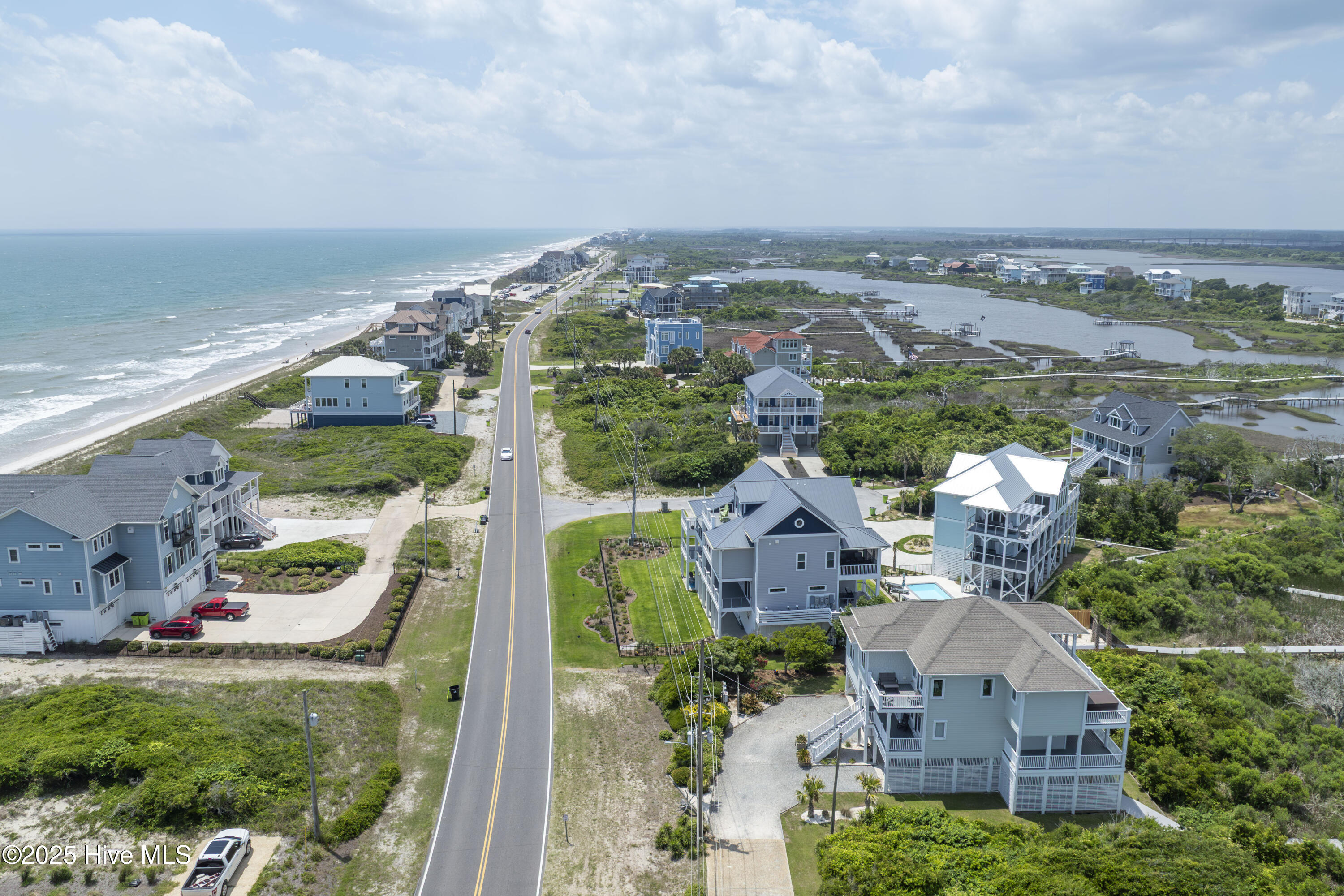 601 New River Inlet Road North Topsail Beach, NC 28460 - Photo 69 of 74 601 New River Inlet Road - Aerial - Edit