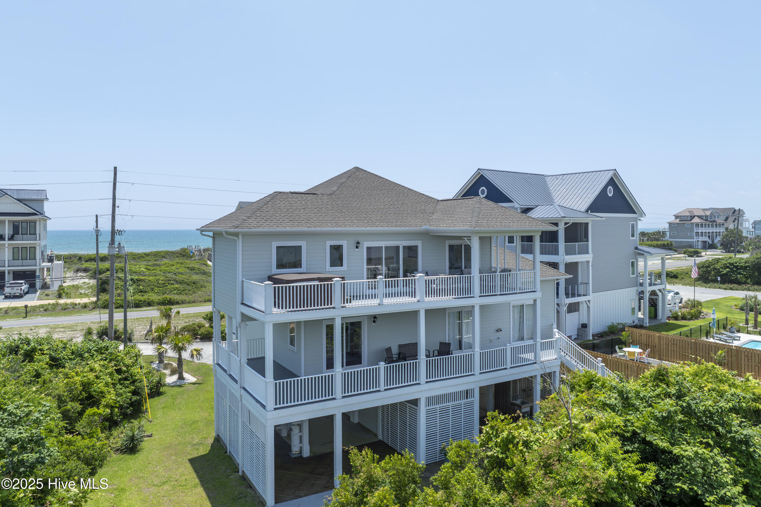 601 New River Inlet Road North Topsail Beach, NC 28460 - Photo 7 of 74 601 New River Inlet Road - Aerial - Edit