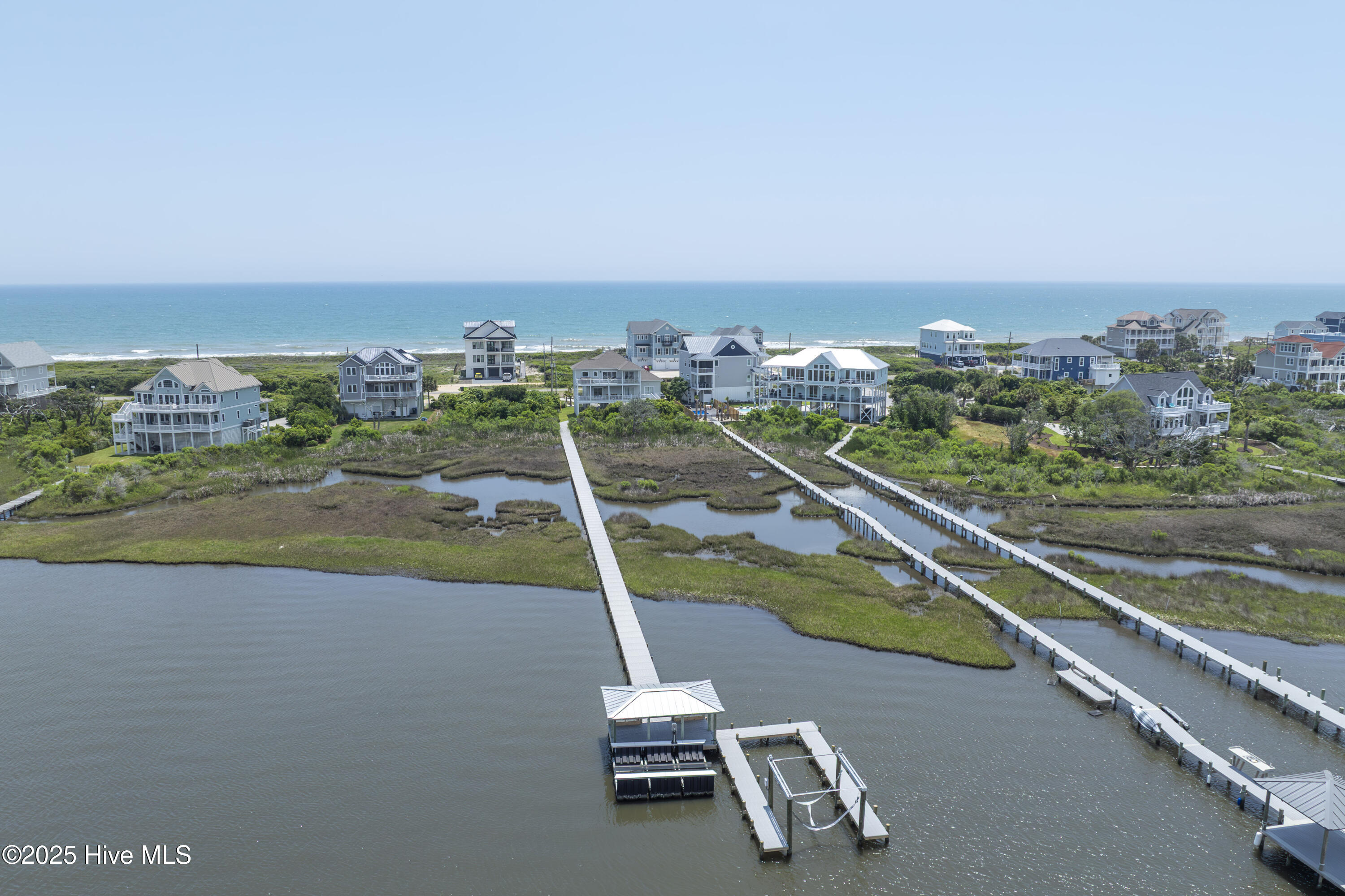 601 New River Inlet Road North Topsail Beach, NC 28460 - Photo 71 of 74 601 New River Inlet Road - Aerial - Edit