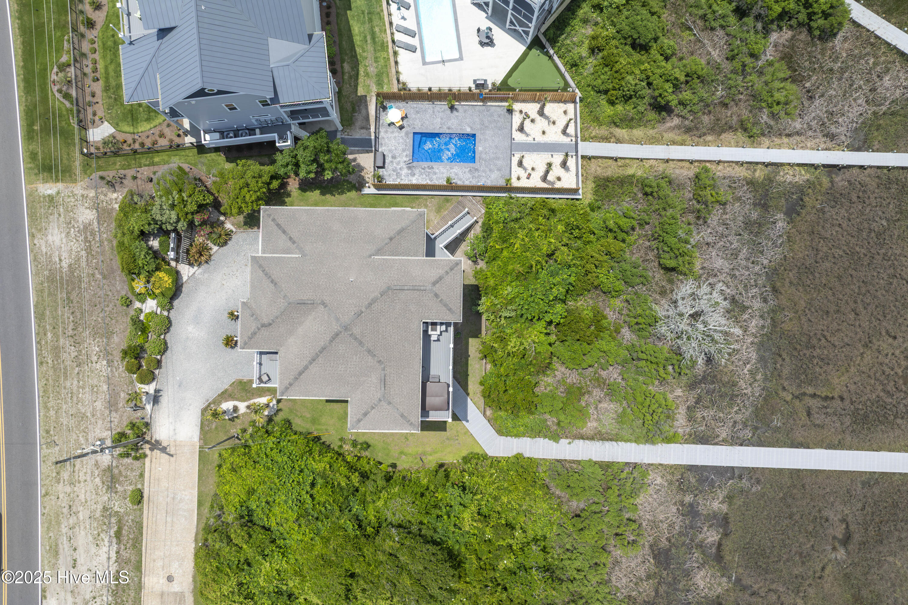 601 New River Inlet Road North Topsail Beach, NC 28460 - Photo 74 of 74 601 New River Inlet Road - Aerial - Edit