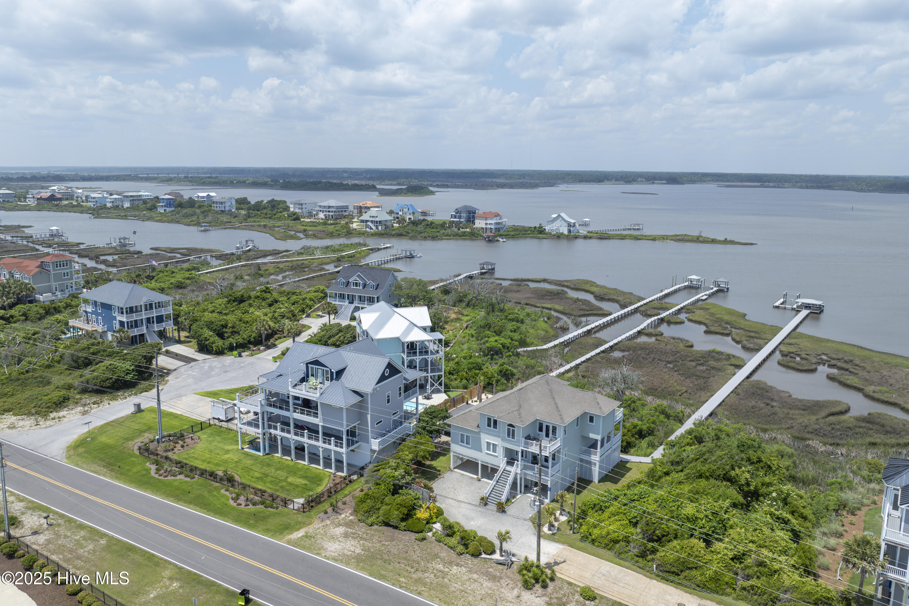 601 New River Inlet Road North Topsail Beach, NC 28460 - Photo 8 of 74 601 New River Inlet Road - Aerial - Edit