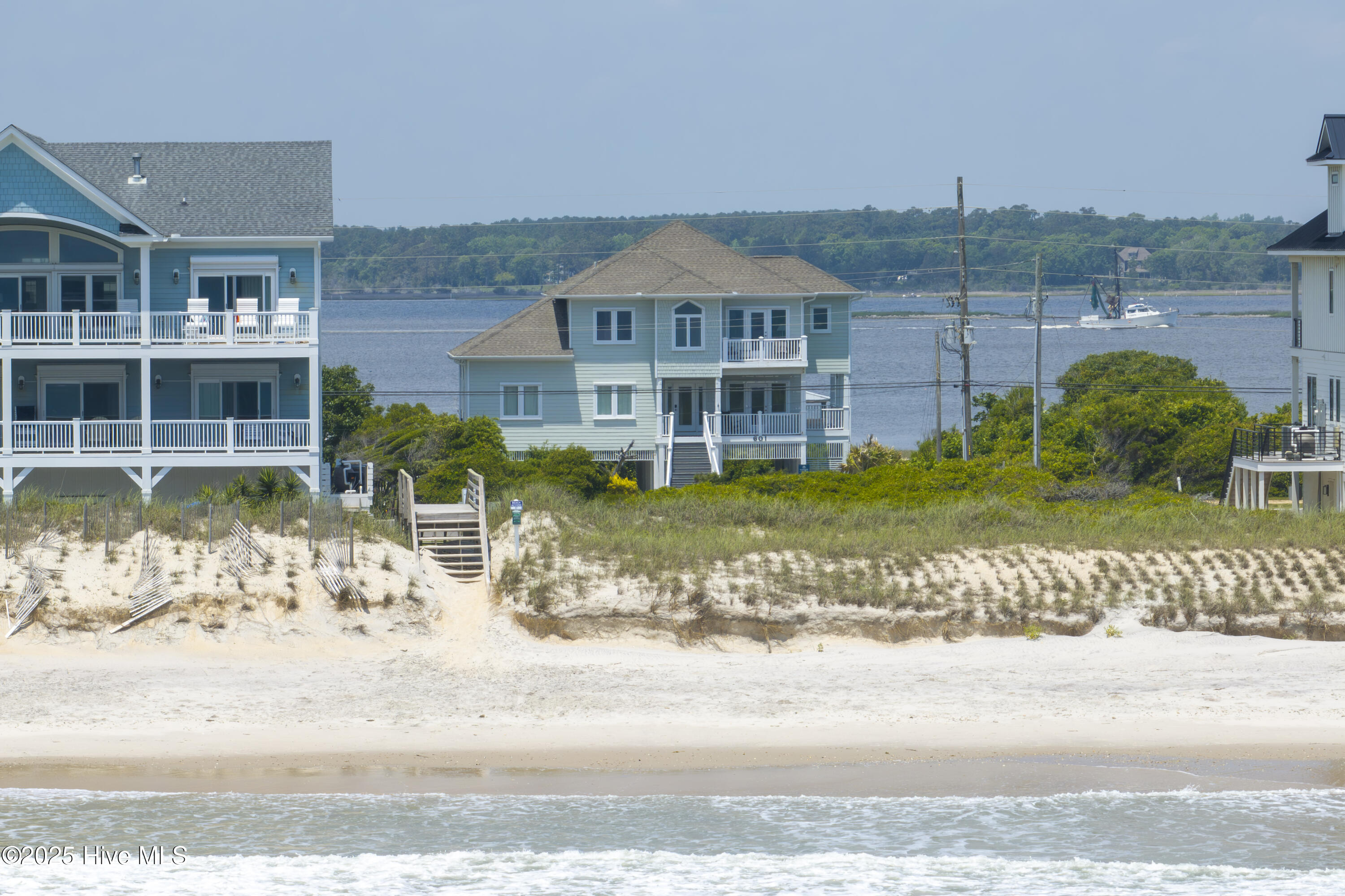 601 New River Inlet Road North Topsail Beach, NC 28460 - Photo 10 of 74 601 New River Inlet Road - Aerial - Edit