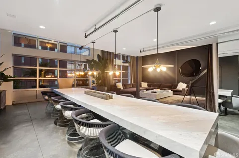 a bed room with a bed and a glass door