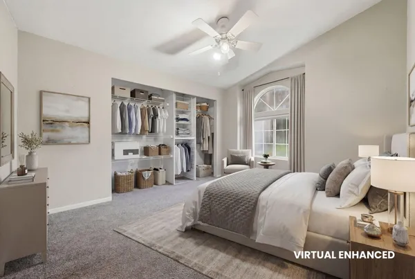 a view of a balcony with wooden floor
