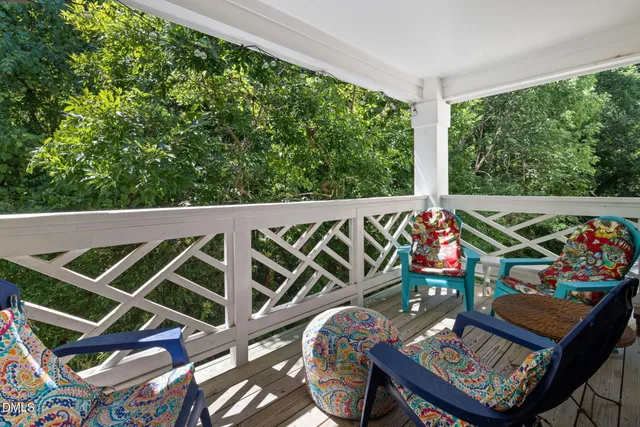 a view of an outdoor sitting area