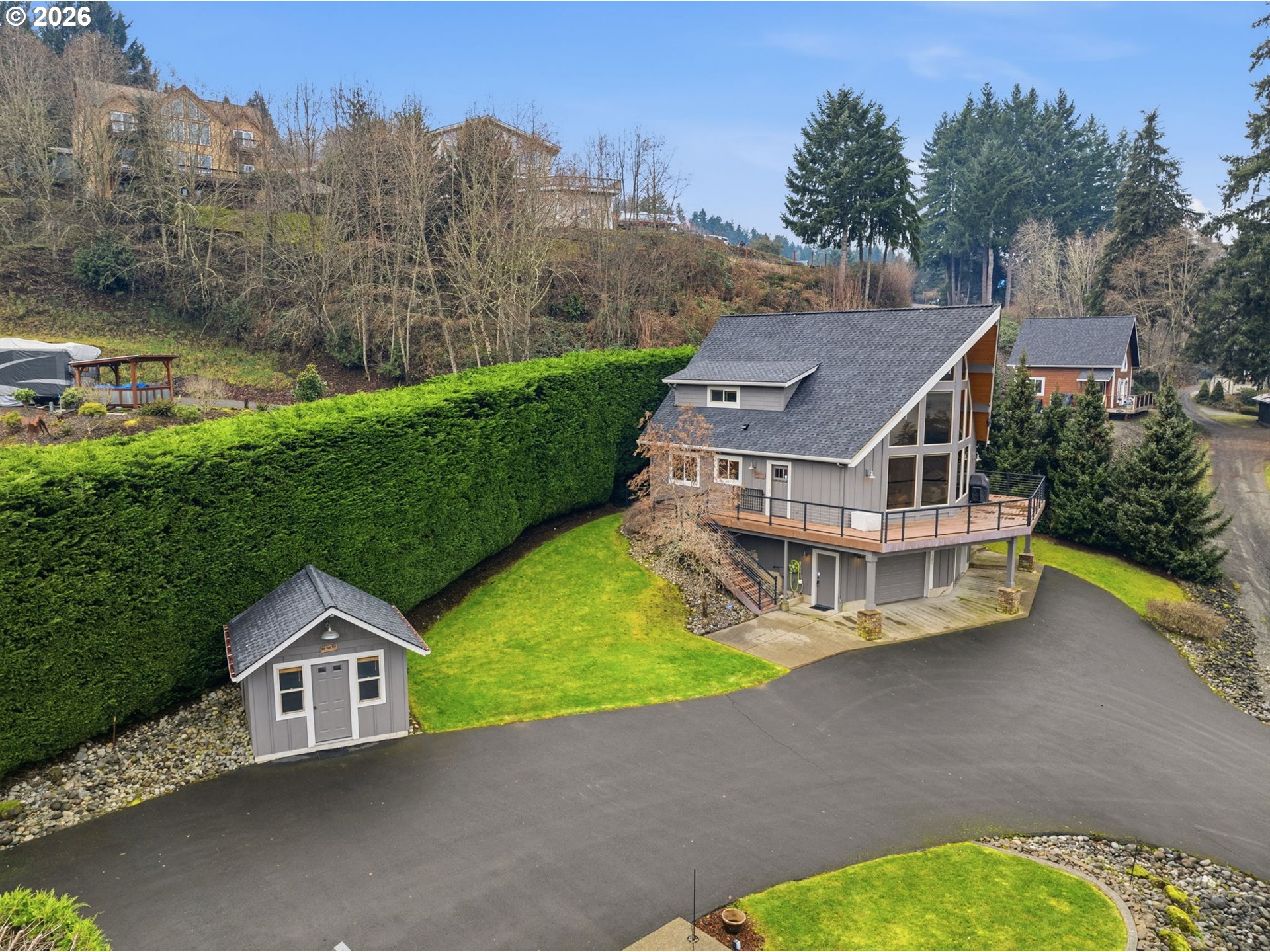 101 Lighthouse Lane Mossyrock, WA 98564 - Photo 26 of 37 an aerial view of a house