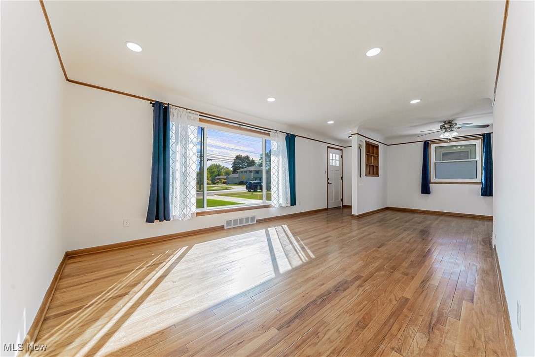 3200 Dentzler Road Parma, OH 44134 - Photo 2 of 32 Empty room with recessed lighting, light wood finished floors