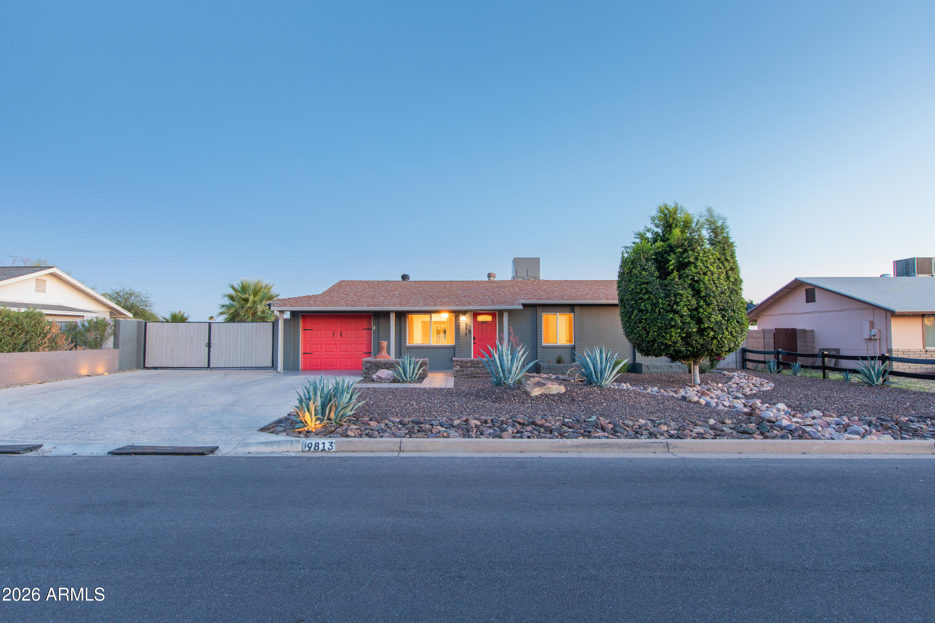 9813 East Adobe Road Mesa, AZ 85207 - Photo 69 of 77 Front Twilight-2