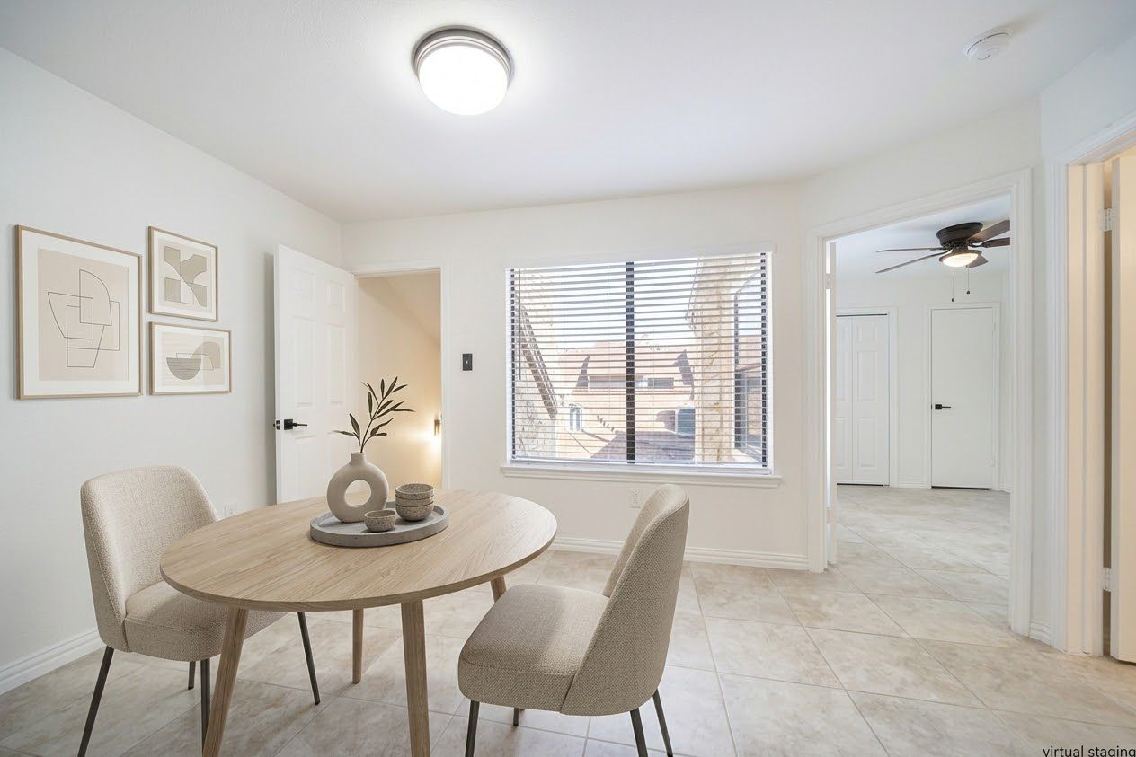 1740 Timber Ridge Road, Unit 124 Austin, TX 78741 - Photo 13 of 26 virtual stage Dining Area
