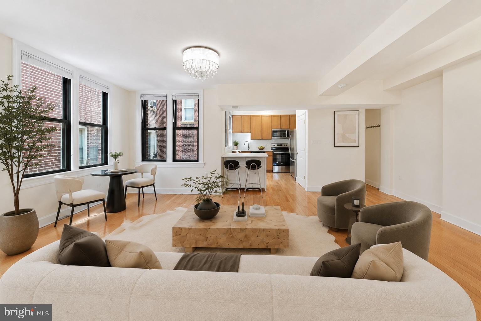 1858 California Street Northwest, Unit 33 Washington, DC 20009 - Photo 5 of 31 Expansive, open liv-din area | Virtual Staging