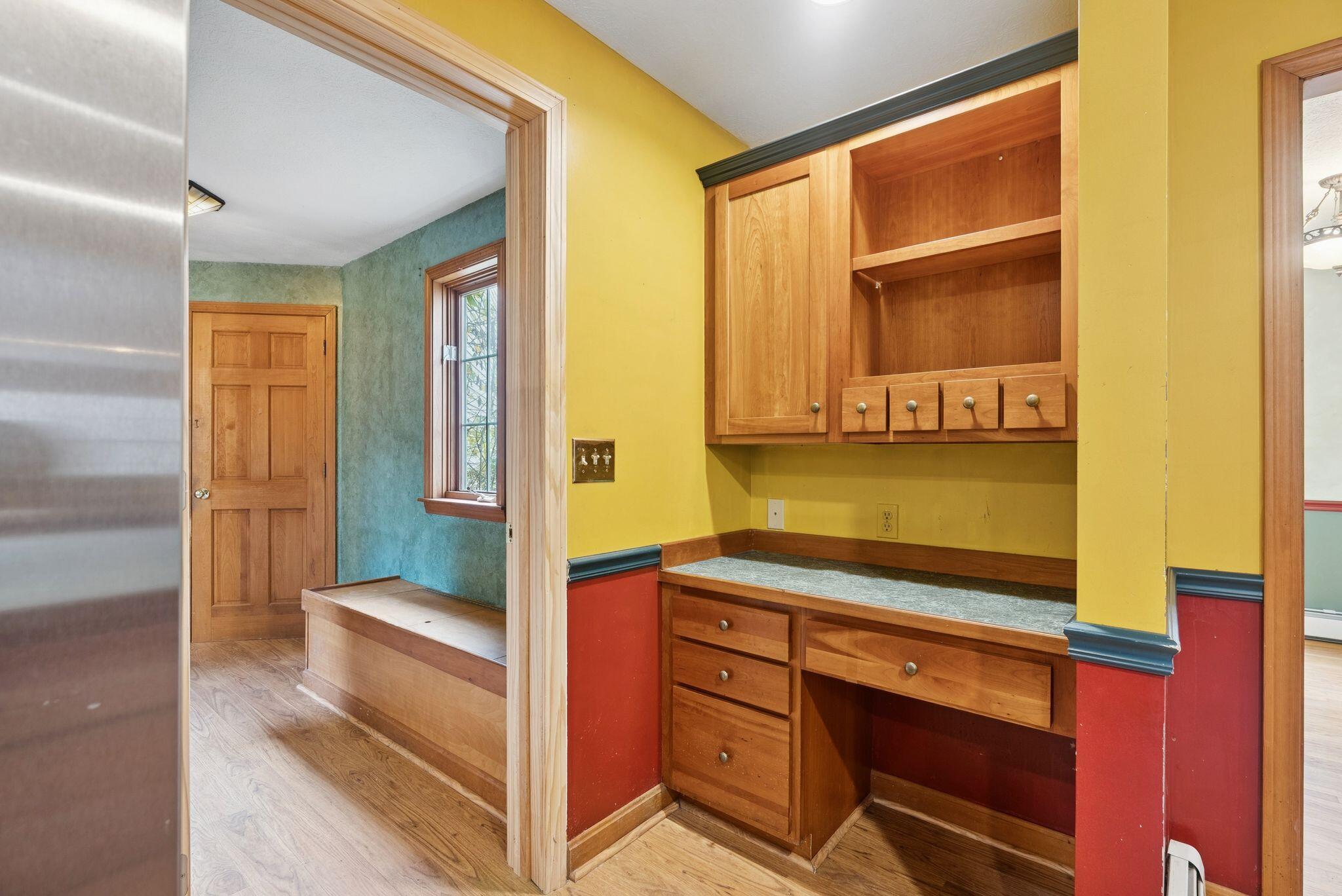 9 Hammond Road Kennebunk, ME 04043 - Photo 22 of 54 desk nook off of kitchen