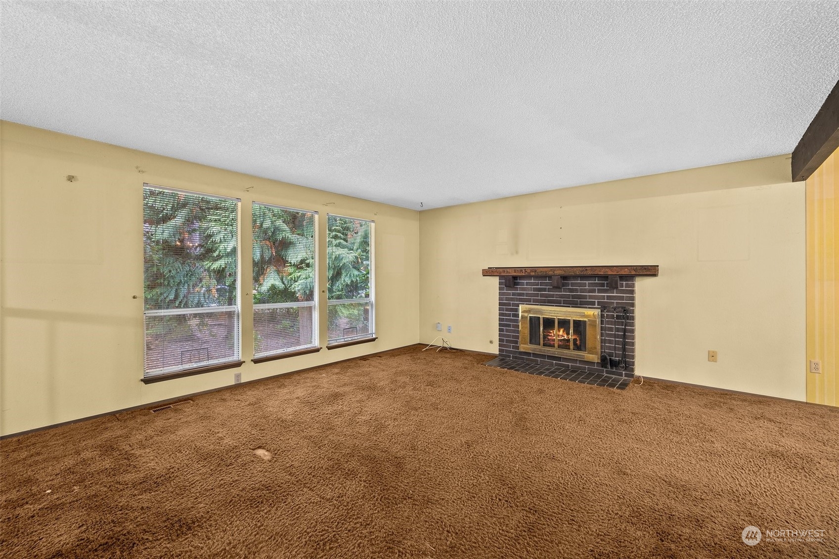 22929 38th Avenue Southeast Bothell, WA 98021 - Photo 3 of 38 a view of an empty room with a fireplace and a window