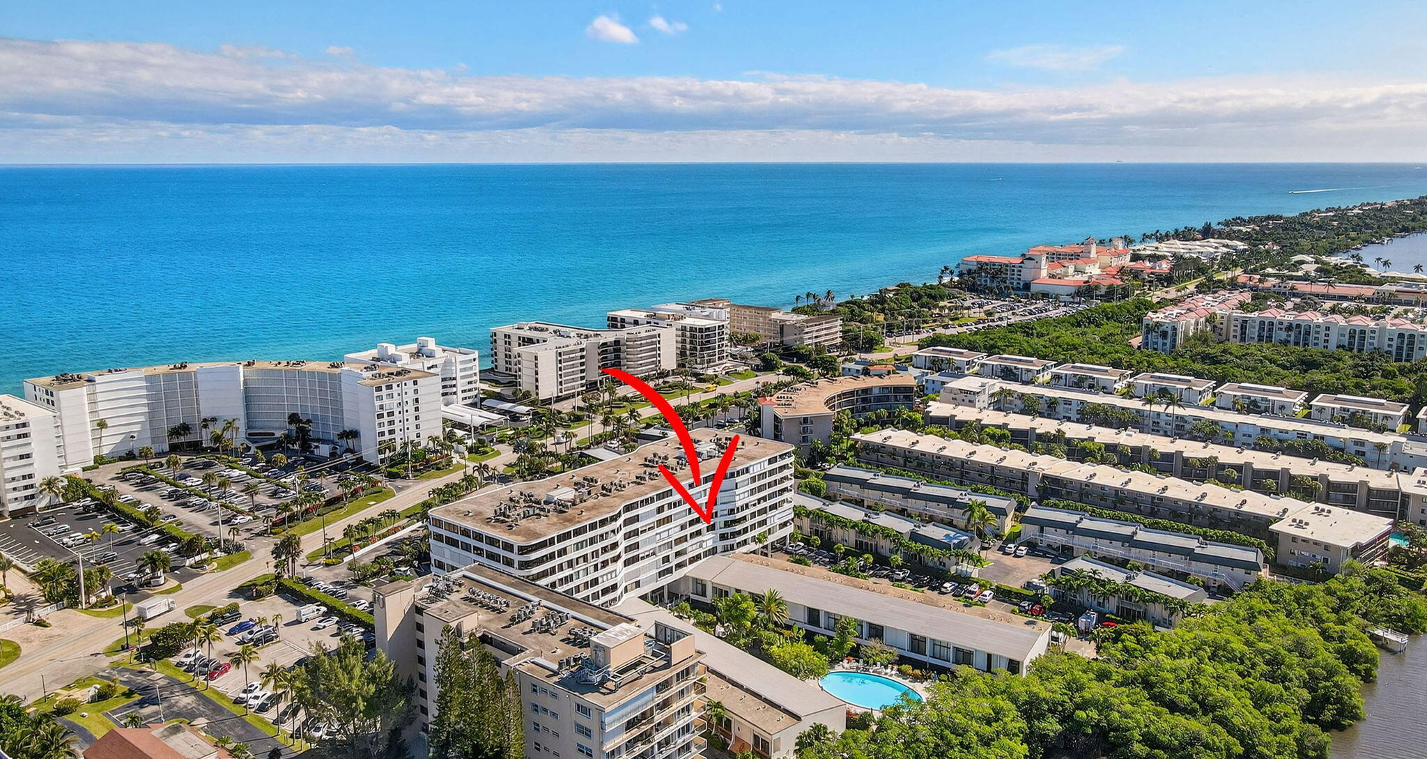 3589 South Ocean Boulevard, Unit 608 South Palm Beach, FL 33480 - Photo 53 of 66 a view of city and ocean