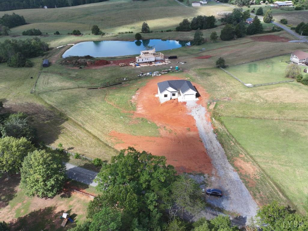 766 Moorman Mill Road Rustburg, VA 24588 - Photo 35 of 42 an aerial view of a house with a yard