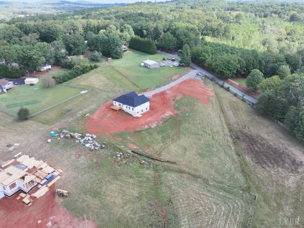766 Moorman Mill Road Rustburg, VA 24588 - Photo 36 of 42 an aerial view of a house with a yard