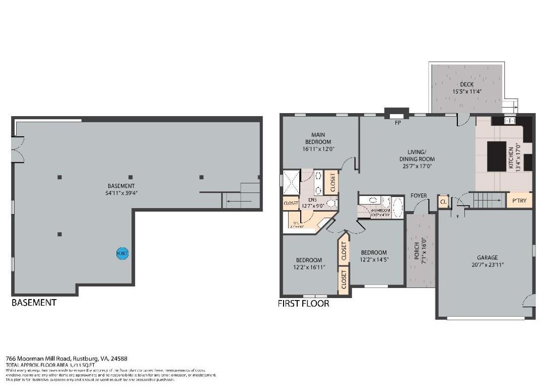 766 Moorman Mill Road Rustburg, VA 24588 - Photo 42 of 42 a picture of a floor plan